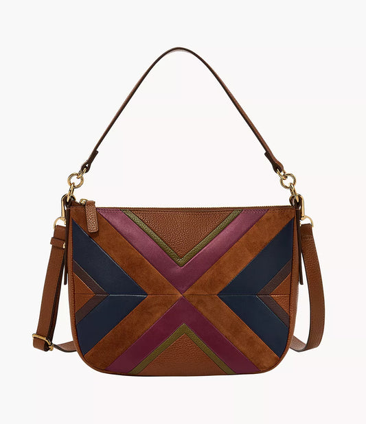 Jolie Patchwork Crossbody Bag