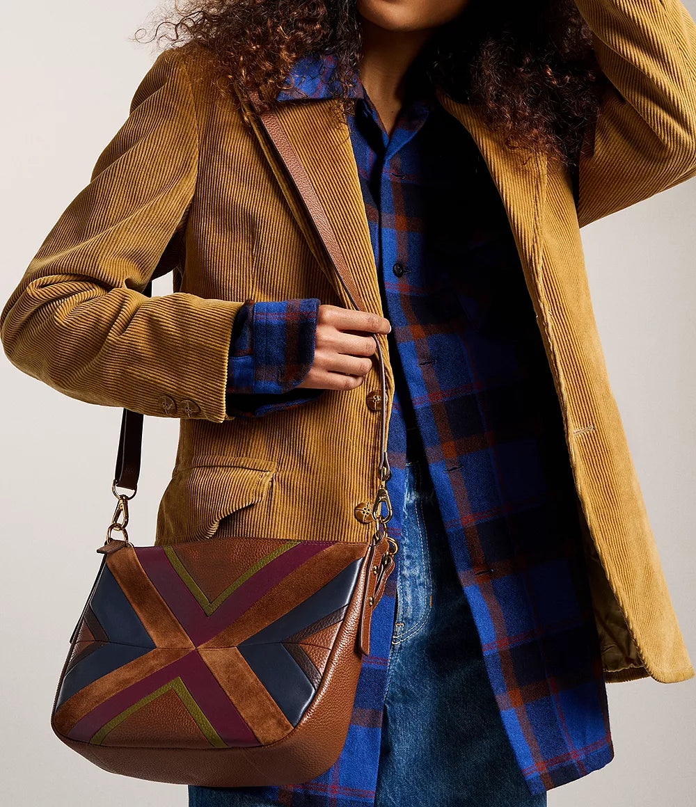 Jolie Patchwork Crossbody Bag