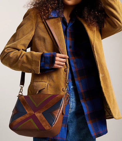Jolie Patchwork Crossbody Bag